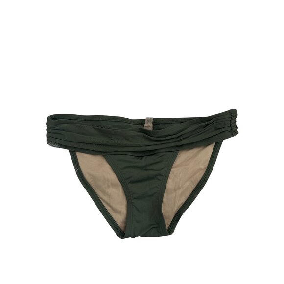 Victorias Secret Green Bikini Bottom With Ruched Waistband - Picture 1 of 3